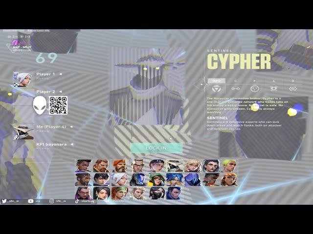 NEW CYPHER GAMEPLAY! SPLIT! LIQUID NATS CYPHER VALORANT RANKED GAMEPLAY