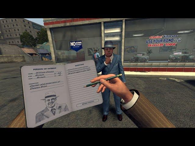 LA Noire: The VR Case Files Gameplay Teaser