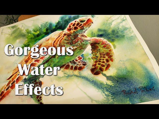 A Fast, Fun, Easy Way to Paint Water with Watercolor