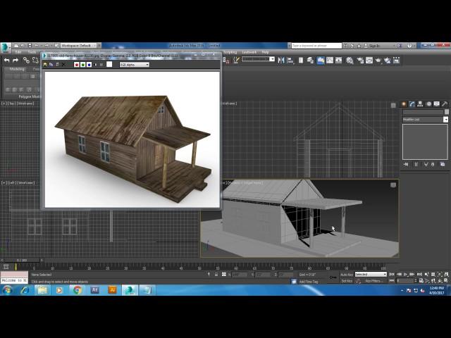 Tutorial on Modeling a Basic House in 3dsmax. ( For Beginners)