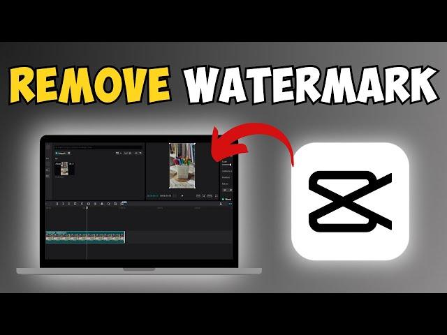 How to Remove Watermark from Video in CapCut | No More Watermarks