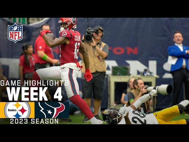 Pittsburgh Steelers vs. Houston Texans Game Highlights | NFL 2023 Week 4