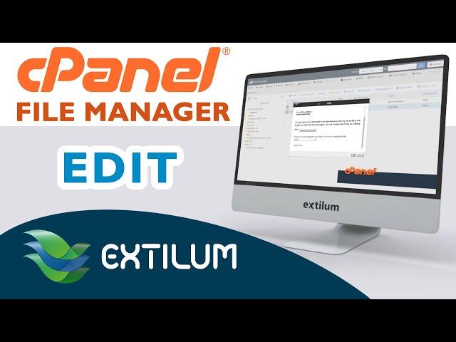 How to Edit a File Using File Manager cPanel - Extilum Hosting