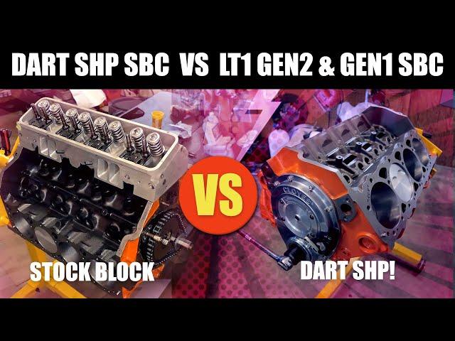 Dart SHP Block VS GEN1 and GEN2 SBC Stock OEM Blocks  " Small Block Chevy / Chevrolet"