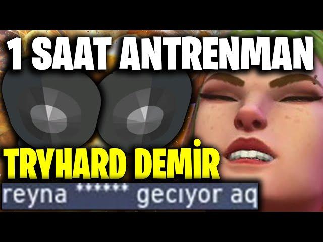 1 Saat ANTRENMAN Yapıp DEMİRDE TRYHARD OYNAMAK !!