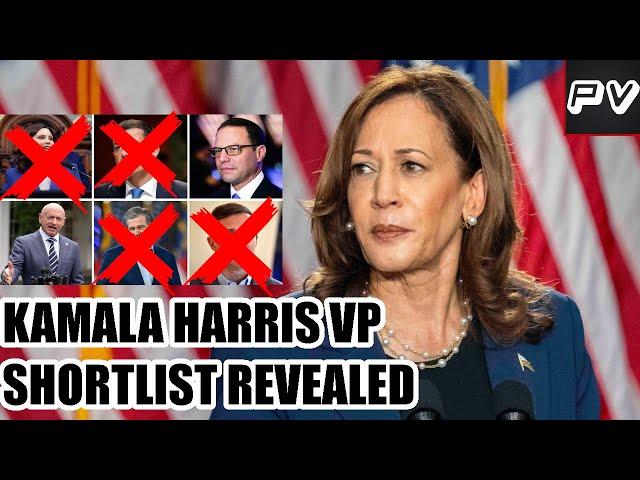 BREAKING: Kamala Harris' Vice President FINAL SHORT LIST REVEALED.....