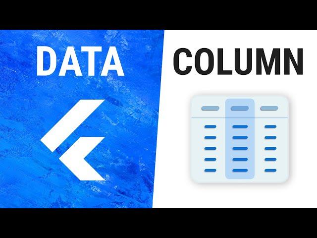 Flutter DataColumn Widget