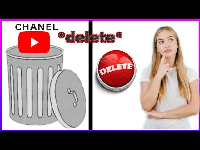 How To Delete YouTube channel 2022 || Channel Delete kaise kare