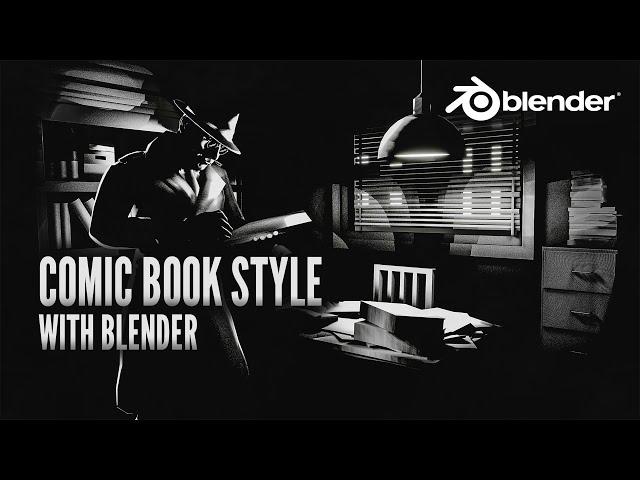 Comic Book Style for Beginners - Blender Tutorial