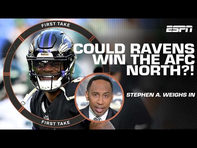 Stephen A. & Dan Orlovsky predict the Ravens will win the AFC North  | First Take