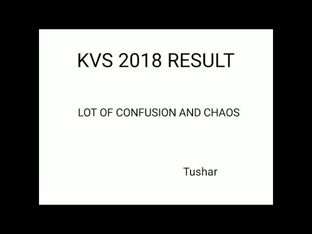 KVS LDC 2018 RESULT | Date Finally here - wait is finally over | INDIAN FOX