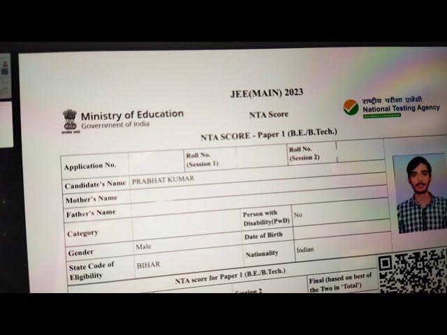 Unbelievable JEE Mains 2023 Result Reaction: A Shocking 99.XX%ile