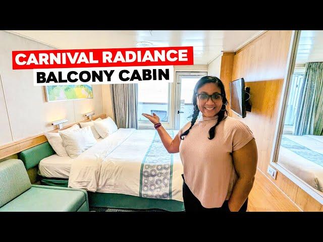 Carnival Radiance Balcony Cabin Tour