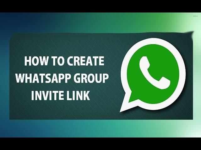 How to create whatsapp group invitation link 2017