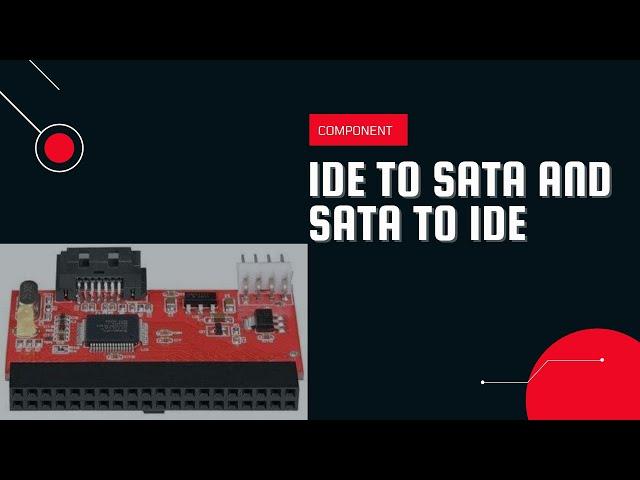 Ultra SATA to IDE and IDE to SATA Adapter Review