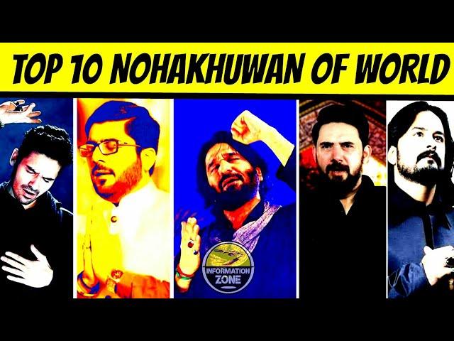 Top 10 Famous NohaKhuwan In The World | Nadeem Sarwar | Farhan Ali Waris