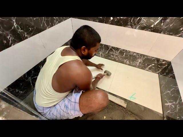 Excellent! Bathroom Flooring Tile Installation Properly-sand and cement mixer construction