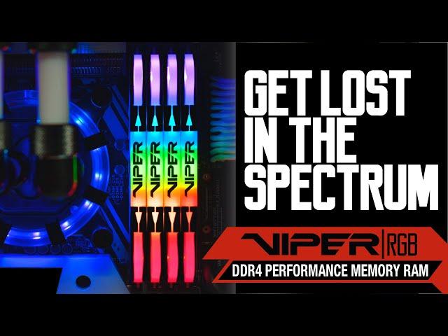 Close-Up look at the Viper RGB DDR4 Performance Memory