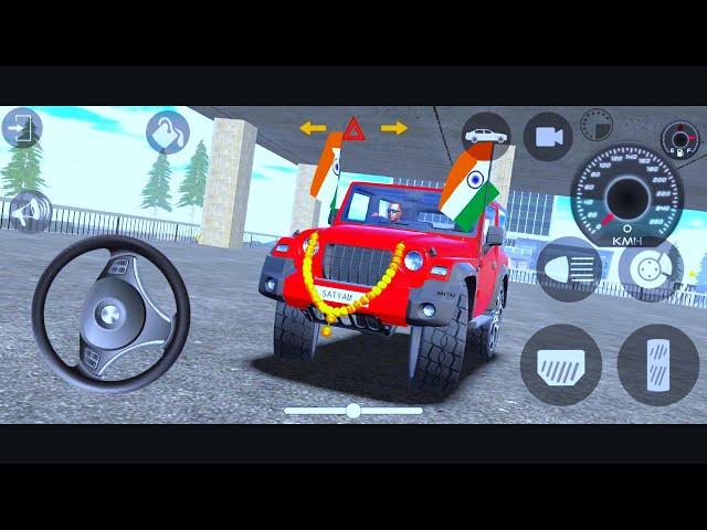 Dollar Song Modified Mahindra Red Thar ||Indian Car Simulator 3D|| Play For Android Phone Part-1