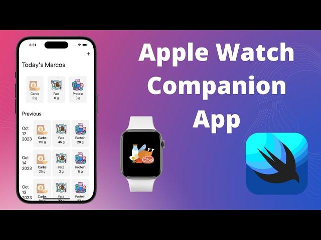 How to Build Apple Watch Companion App in SwiftUI & Xcode