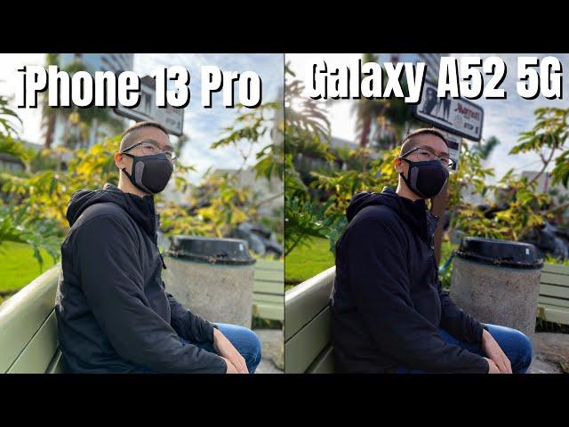 iPhone 13 Pro vs Samsung Galaxy A52 5G Camera Comparison