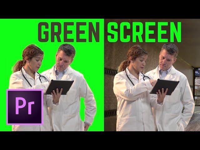 HOW TO Green Screen (Chromakey) Premiere Pro CC