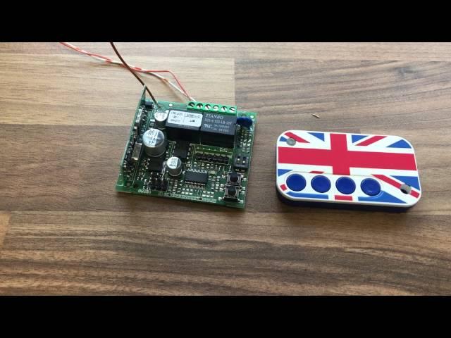 iMove remote to BFT Clonix 2E receiver