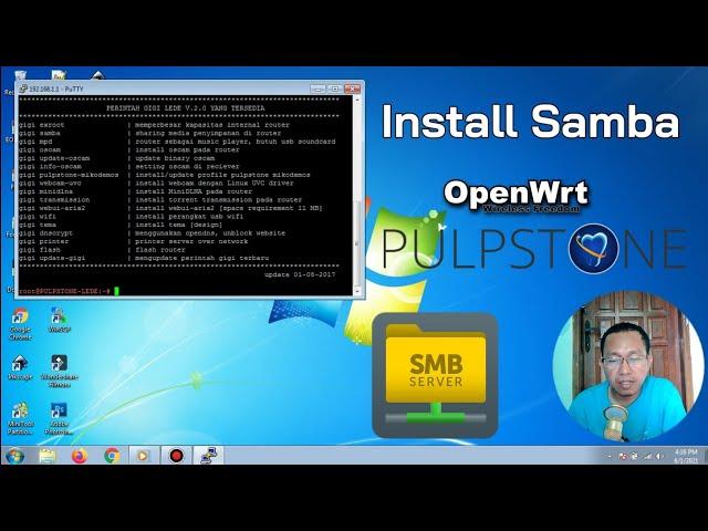 How to Install Samba on OpenWrt Pupstone TPLink MR3020 File Server