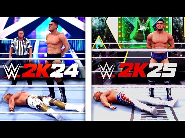 WWE 2K24 vs WWE 2K25 - EPIC Finisher Comparison!