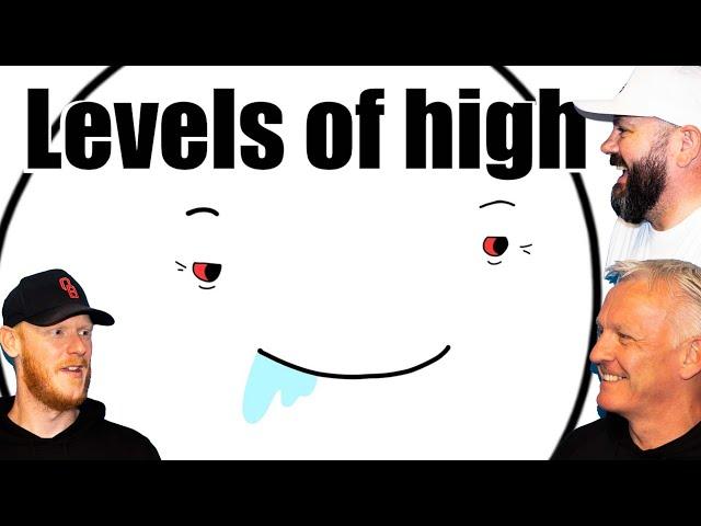 The 7 Levels of High - Mostly True REACTION!! | OFFICE BLOKES REACT!!