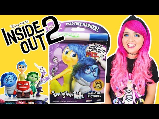 Coloring Inside Out 2 Imagine Ink Coloring Book | Disney Pixar Magic Ink Activity & Game Book