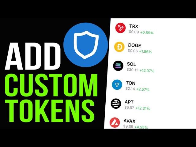 How To Add Custom Token To Trust Wallet (ANY COIN)