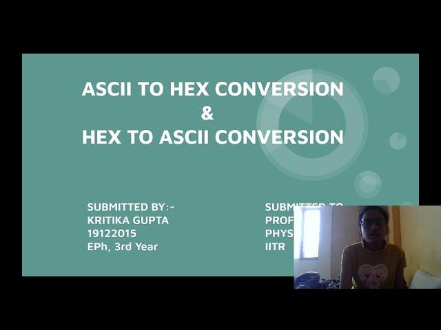 ASCII to Hex and Hex to ASCII Conversion