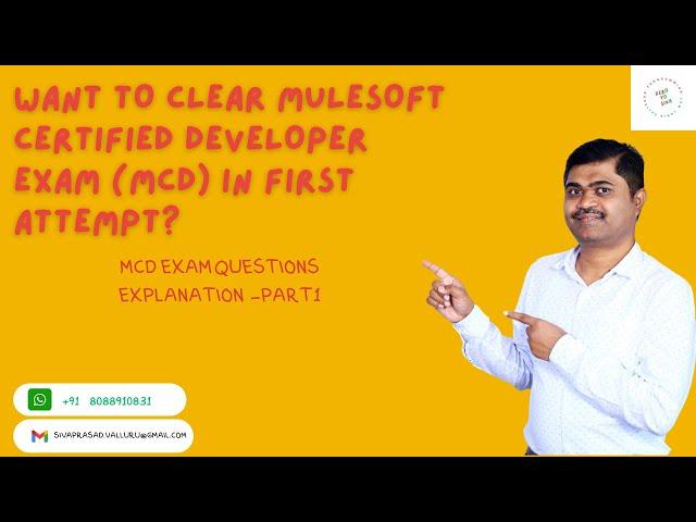 MULESOFT CERTIFIED DEVELOPER - MCD EXAM QUESTIONS - PART1