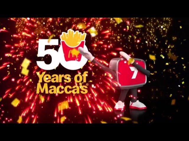 Channel Seven - 50 Years of McDonalds Ident - SD (June 2021)