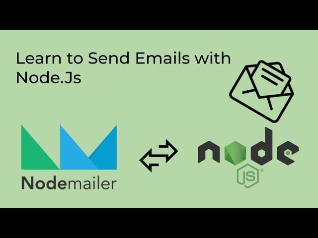 Send automated emails with Node.js! (with Nodemailer)