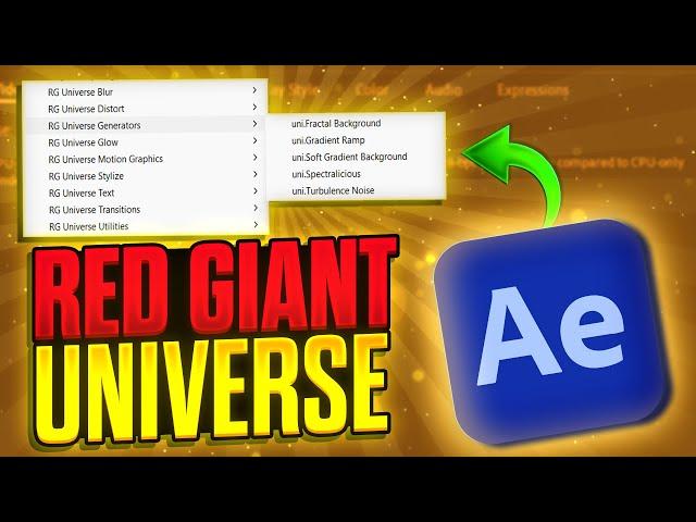 How To Install Red Giant UNIVERSE In After Effects