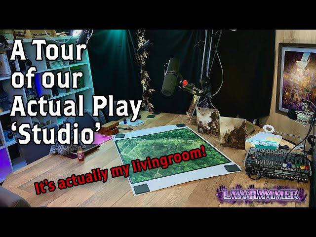 Behind the Scenes | First Look At Our RPG Actual Play Studio!