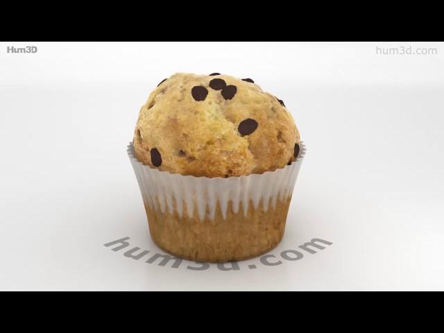 Muffin 3D model by 3DModels.org