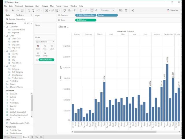 How to create conditional labels in Tableau