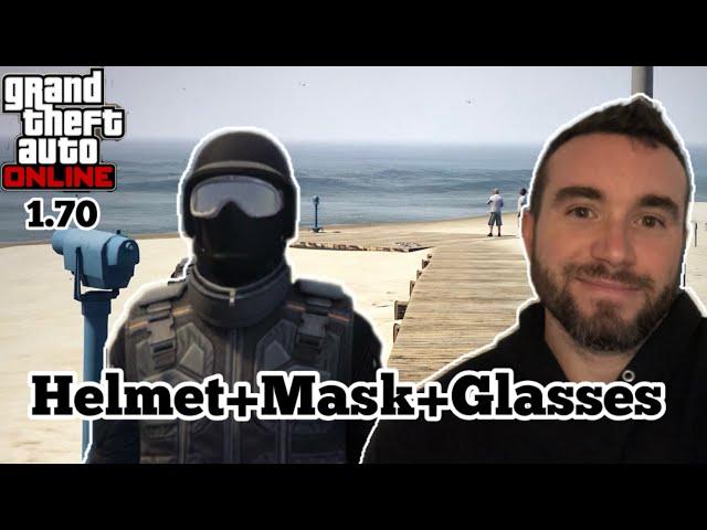 How to Glitch/Merge Helmet + Mask + Glasses on GTA Online PC version 1.70