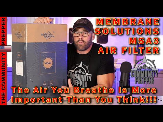 MEMBRANE SOLUTIONS MSA3 AIR PURIFIER.  Unboxing, Setup and FAQ's