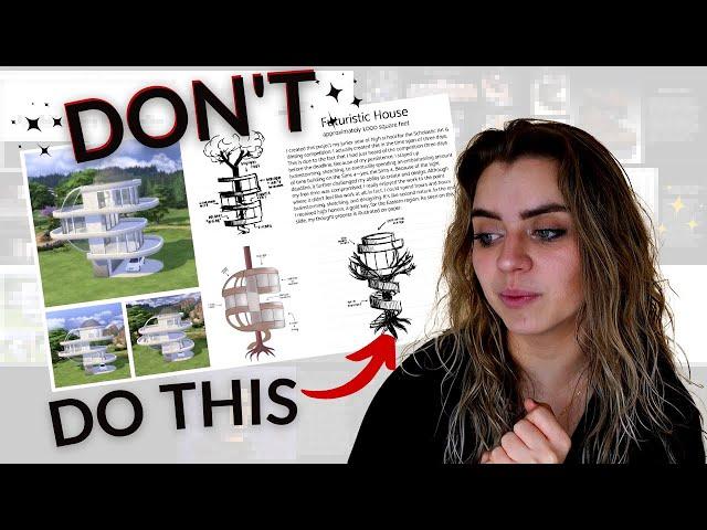 Architecture Portfolio Review |  Architecture Student Portfolio for Admission 