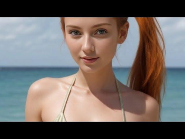 Beautiful Ladies In Colourful Shiny Bikinis Part 03 - AI Art Sirens - 4k - Stable Diffusion 🩱