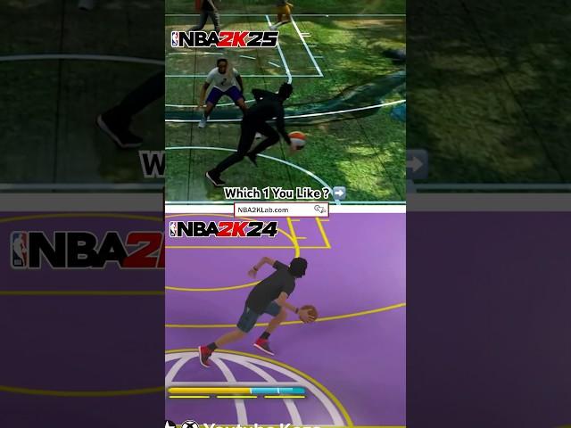 NBA 2K25 Best Dribble Moves Comparison: Point Guard Build Animations on 2K25 #nba2k25 #2k25 #2k