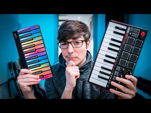 MIDI Keyboards Comparison: ROLI LUMI Keys vs AKAI Mpk Mini