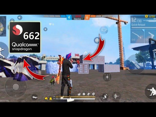 Snapdragon 662 processor gaming  test free fire || snapdragon 662 vs media tek helio G85