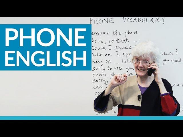 Real English: Speaking on the phone