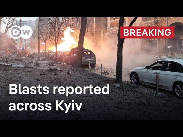 Russia fires several ballistic missiles at Kyiv | DW News