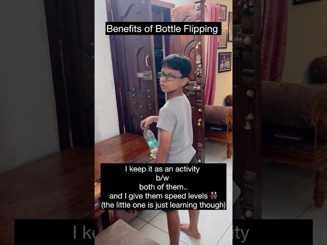 Bottle Flipping..Benefits